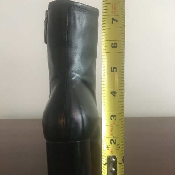 SOLD Prada Black Leather Bootie Sz 38.5 - Picture 11 of 12